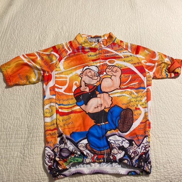 Popeyes bike shirt like new, size large mens - Picture 1 of 3